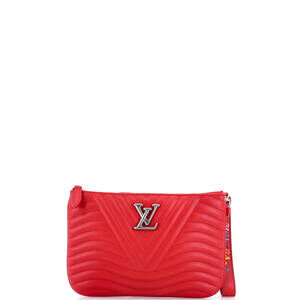 Louis Vuitton New Wave Zipped Pochette Quilted Leather